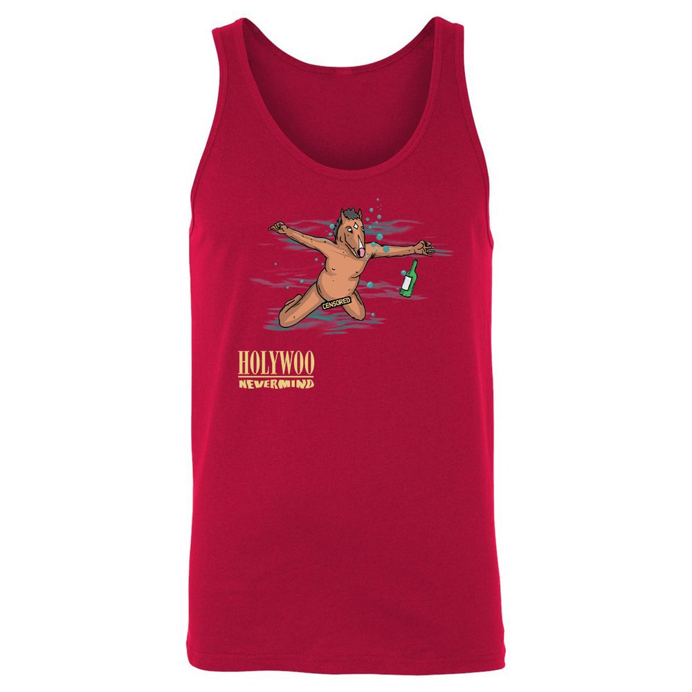 Unisex Jersey Tank - T5Y54WUD - Red - 11