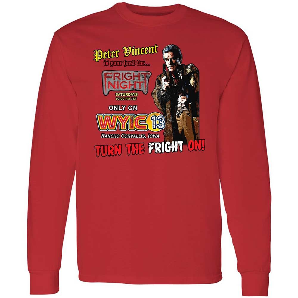Peter Vincent Fright horror night cult - Red - 11