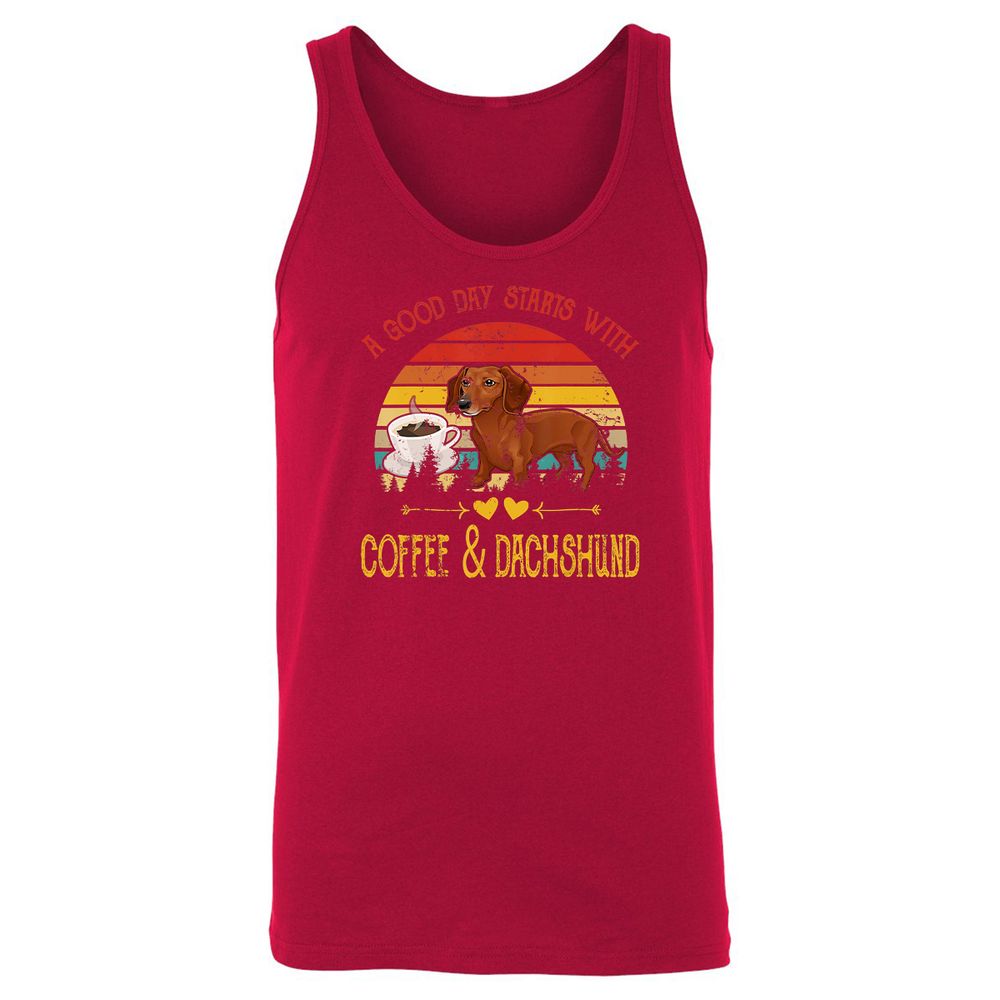 Unisex Jersey Tank - FGSZKYDQ - Red - 11