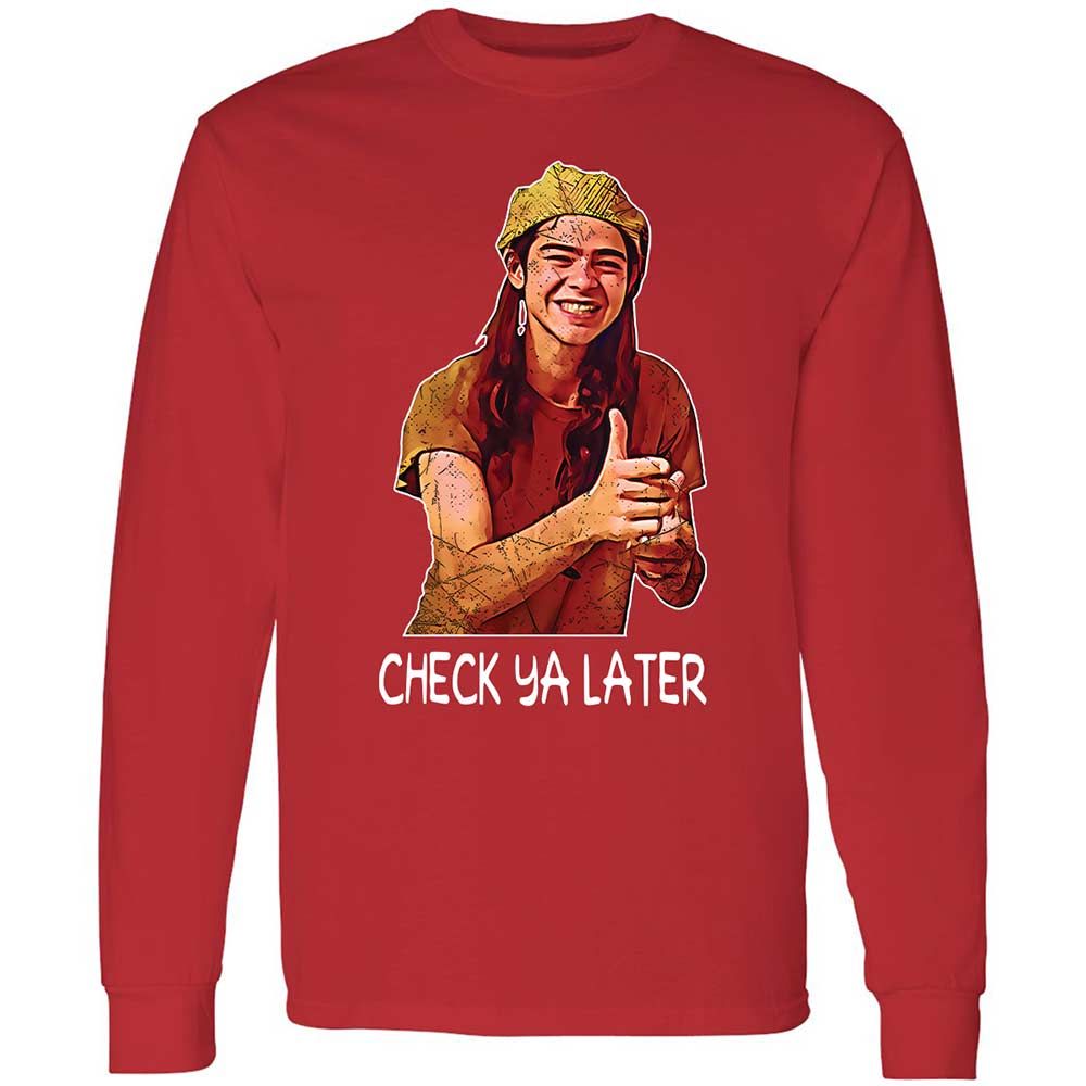 Long Sleeve T-Shirt - WZSX6C2K - Red - 11