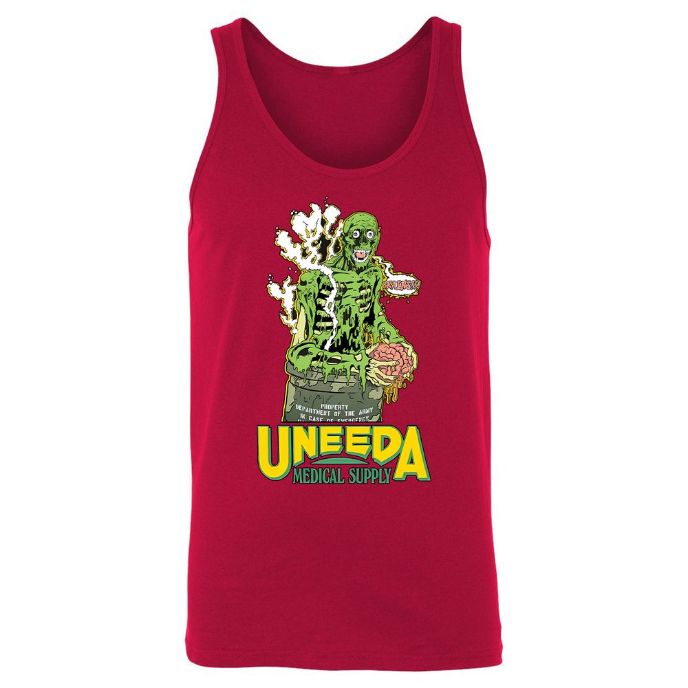 Unisex Jersey Tank - M6NKLQP8 - Red - 11