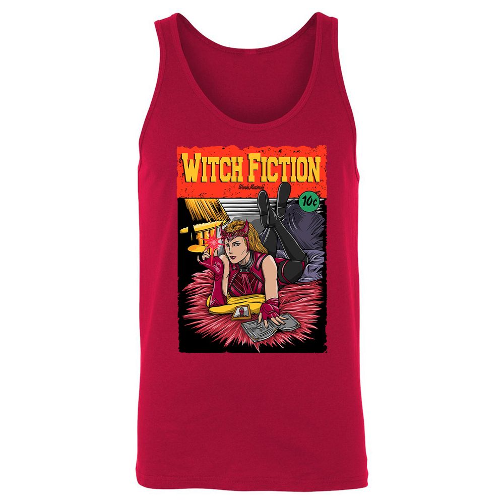 Unisex Jersey Tank - P9A9DY87 - Red - 11