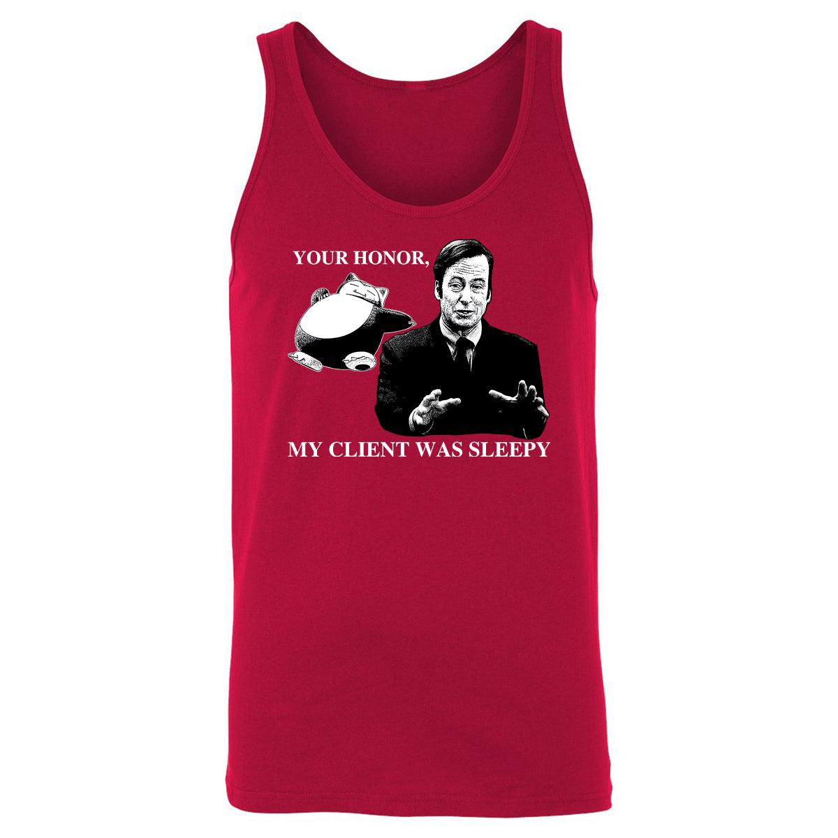 Unisex Jersey Tank - BRZVKQUS - Red - 11