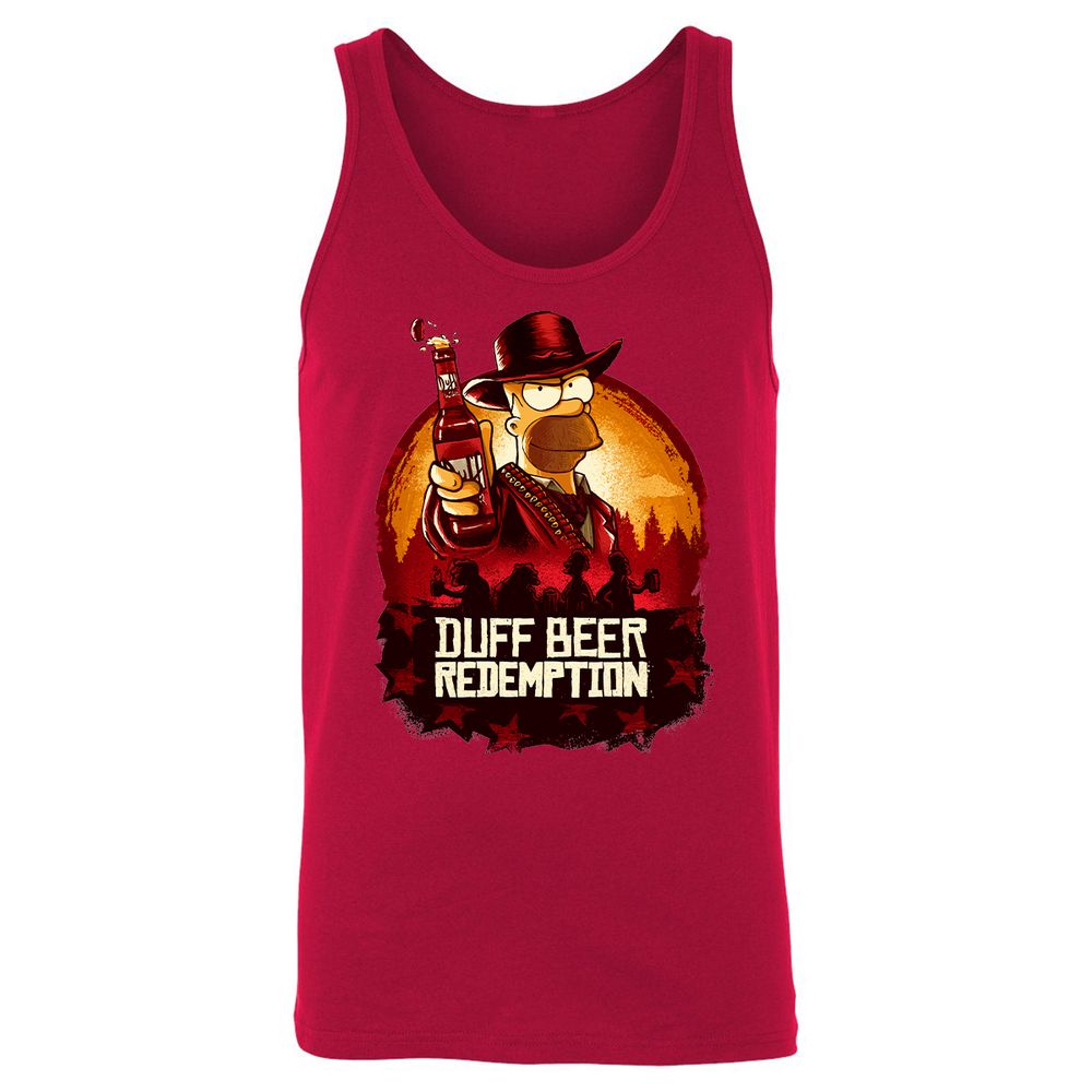 Unisex Jersey Tank - MRQ211PR - Red - 11