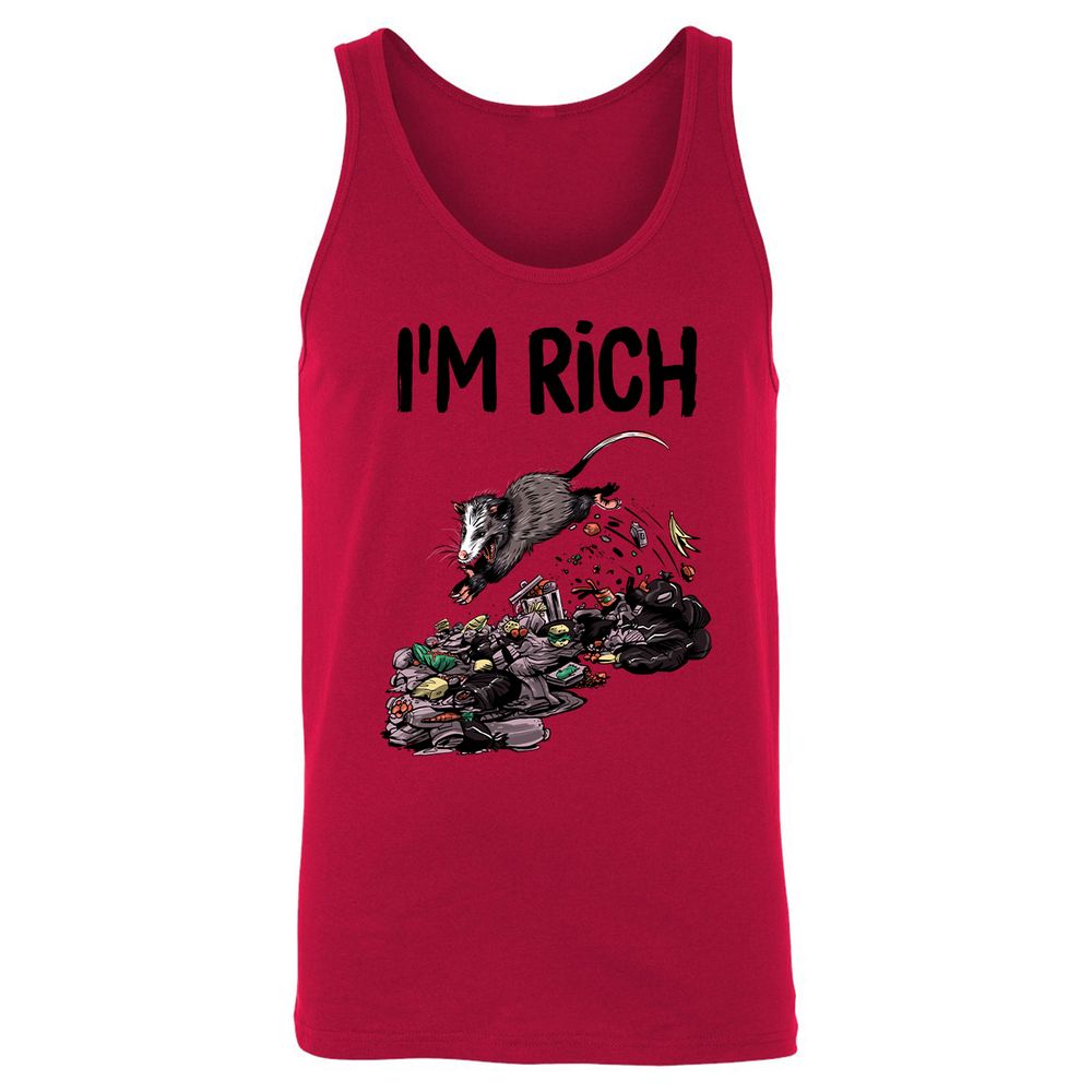 Unisex Jersey Tank - WU2YP8HN - Red - 11