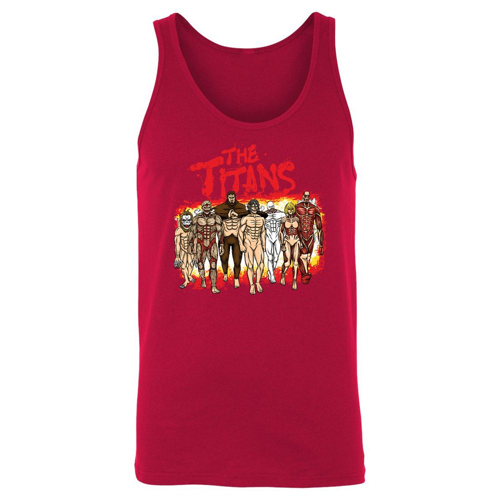 Unisex Jersey Tank - 8L9WBSTT - Red - 11