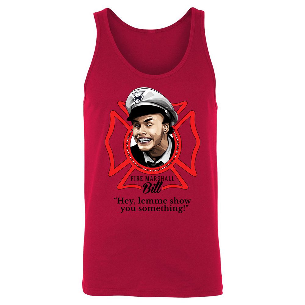 Unisex Jersey Tank - V3QGVTY1 - Red - 11