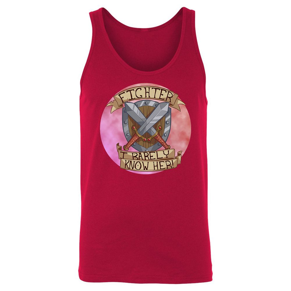 Unisex Jersey Tank - EUEQRYR4 - Red - 11