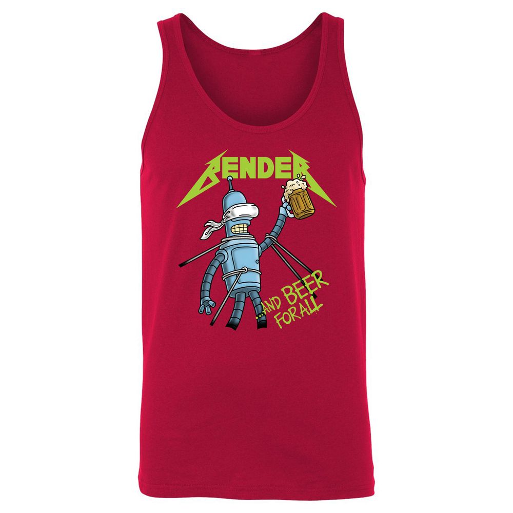 Unisex Jersey Tank - 8VDYQJNN - Red - 11