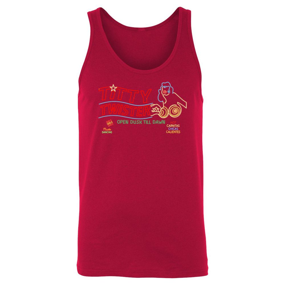 Unisex Jersey Tank - PUY37WXC - Red - 11