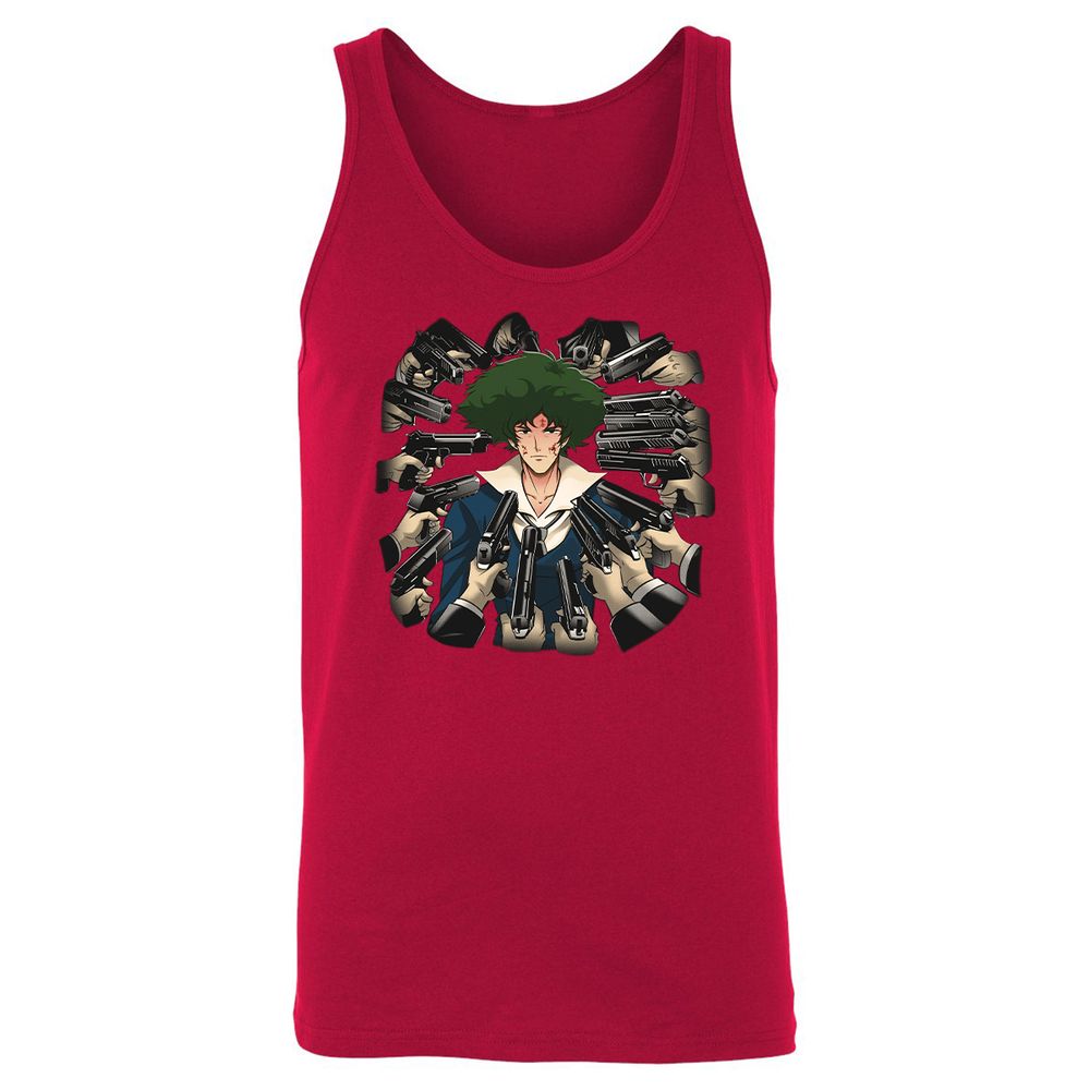 Unisex Jersey Tank - 52NTJXH7 - Red - 11