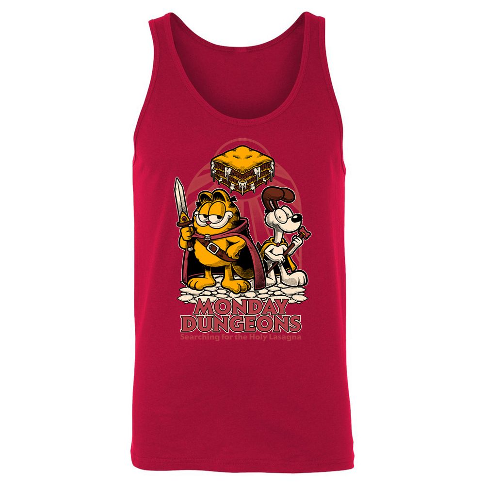 Unisex Jersey Tank - QLRXH6Y2 - Red - 11