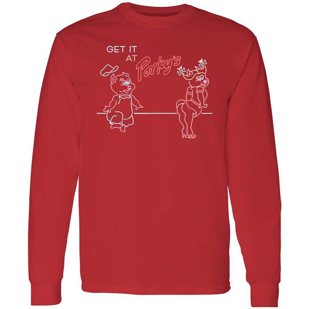Long Sleeve T-Shirt - D5ZYC1RV - Red - 11