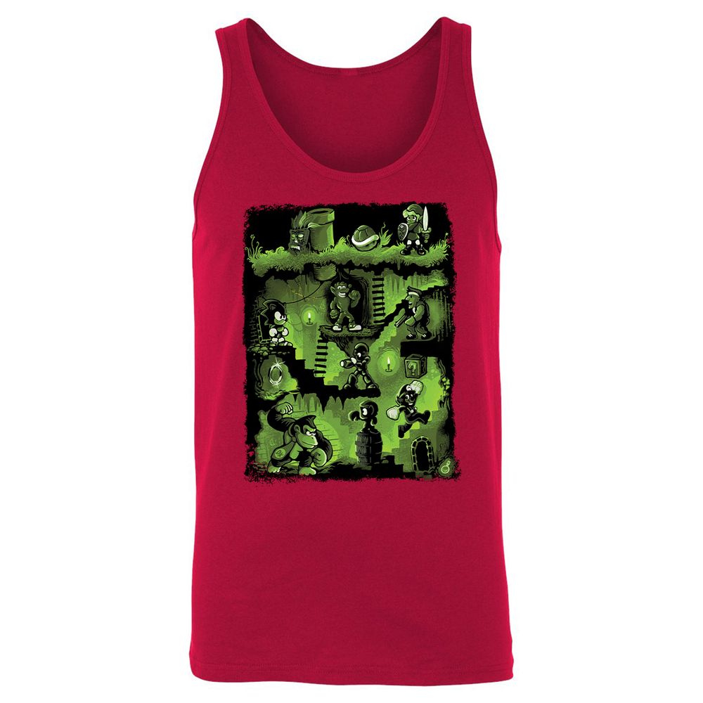 Unisex Jersey Tank - JZY9N3NQ - Red - 11
