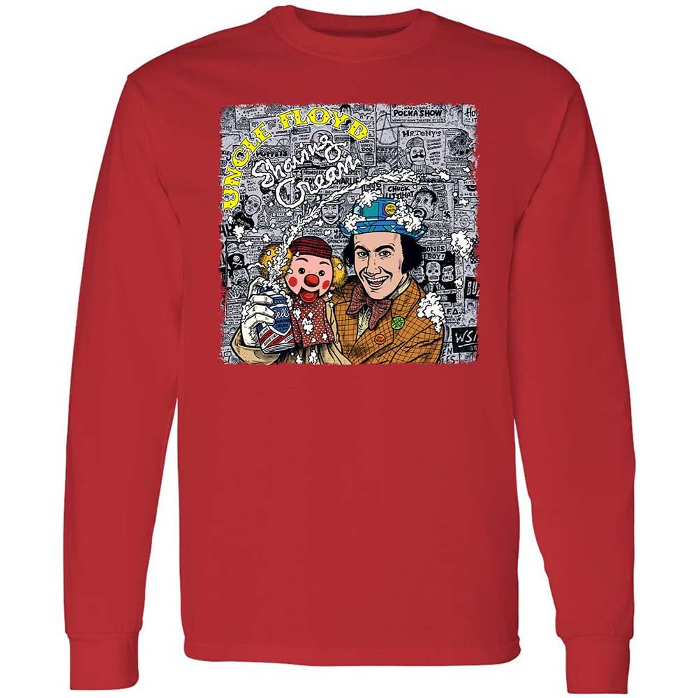 Long Sleeve T-Shirt - BJBEXNRQ - Red - 11