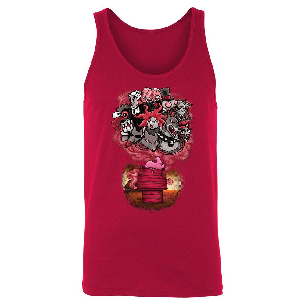 Unisex Jersey Tank - 57BUDSR7 - Red - 11