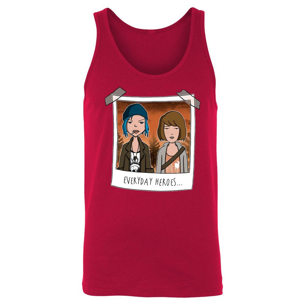 Unisex Jersey Tank - HN5F9SZ5 - Red - 11