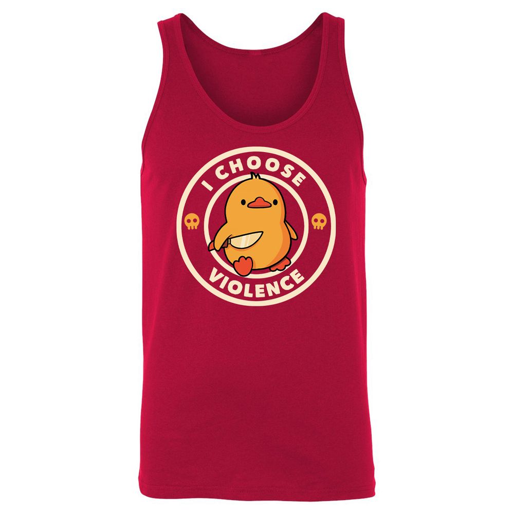 Unisex Jersey Tank - 4E5MSAJW - Red - 11