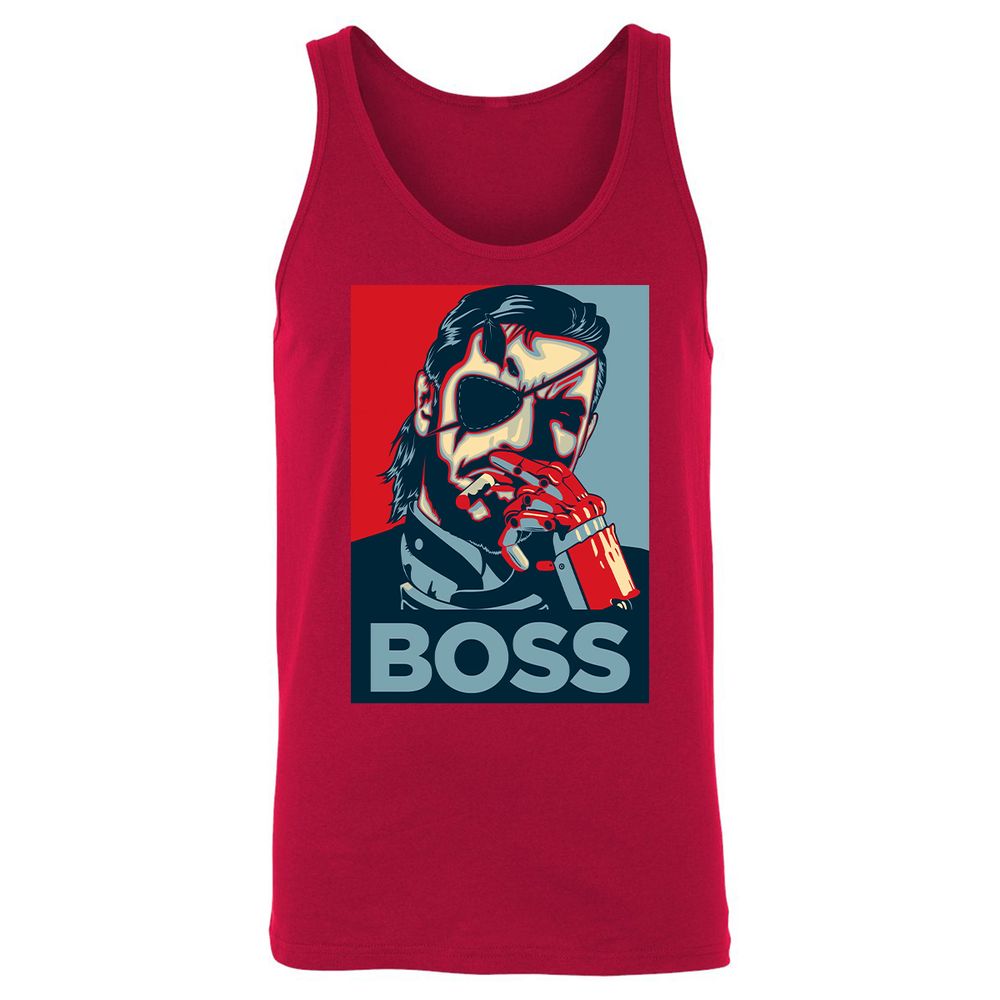 Unisex Jersey Tank - 9P4TKD4Z - Red - 11