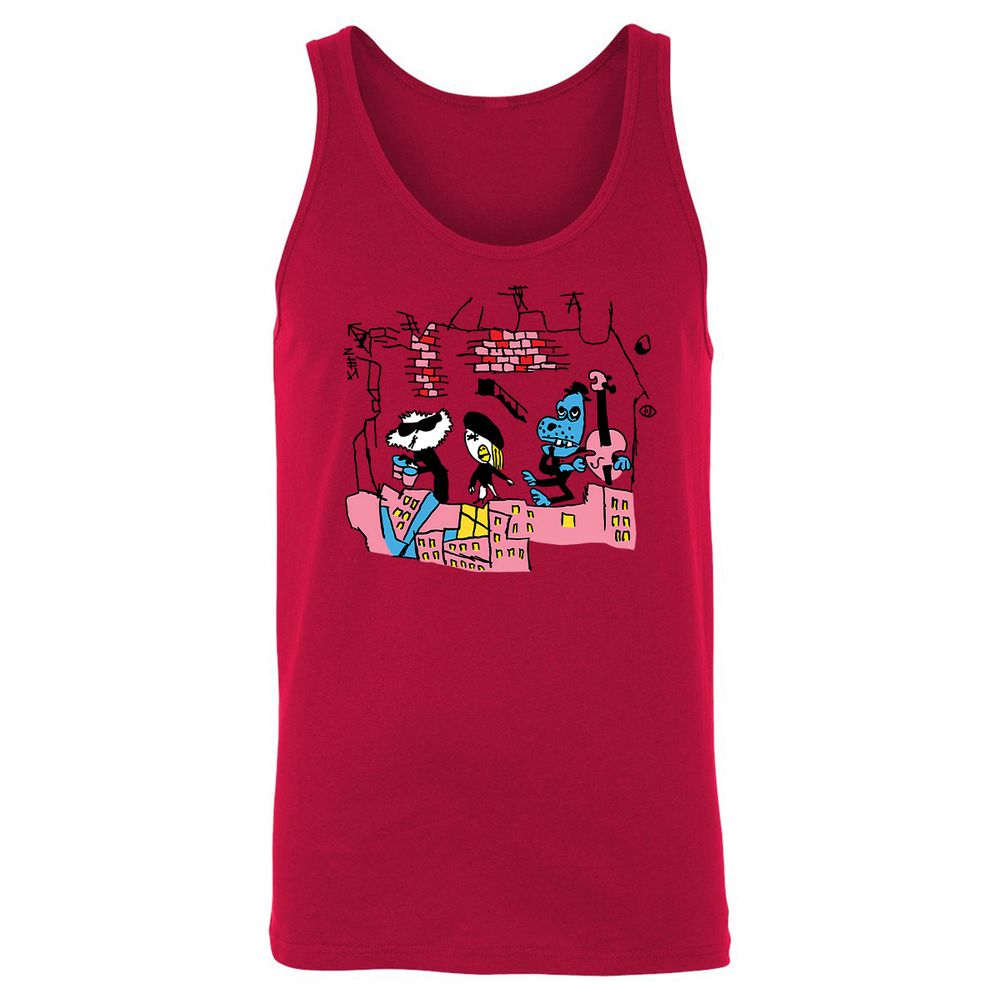 Unisex Jersey Tank - 2KBJ91A2 - Red - 11