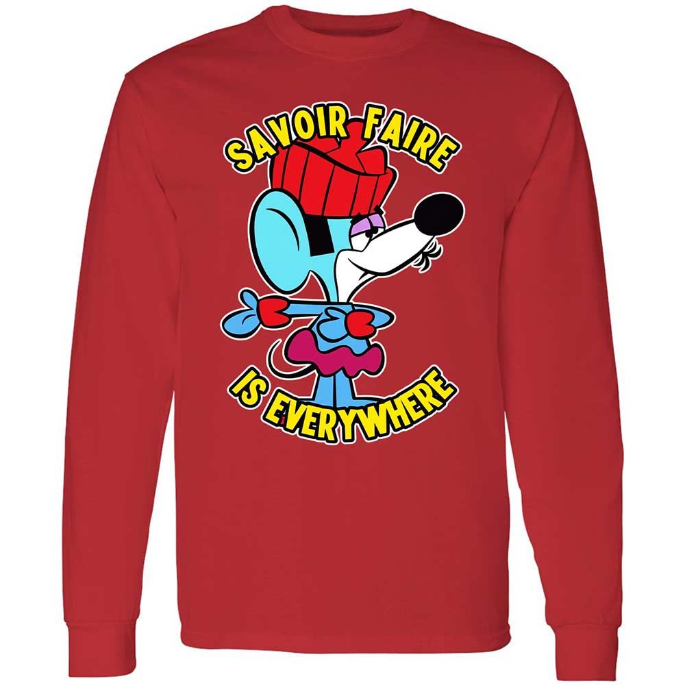 Long Sleeve T-Shirt - PRU1SJ6K - Red - 11