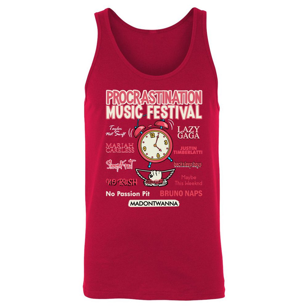 Unisex Jersey Tank - GUVMA4SD - Red - 11