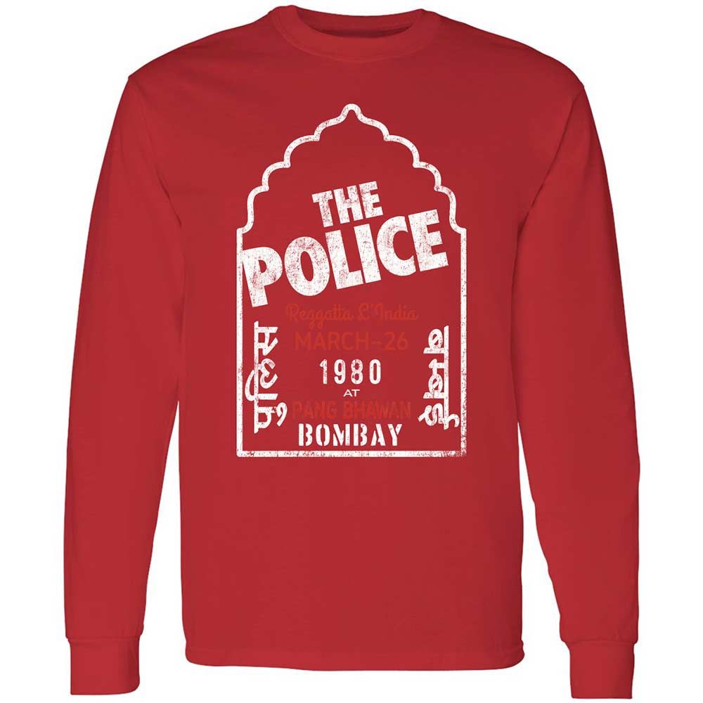 Long Sleeve T-Shirt - VSK9RYXB - Red - 11