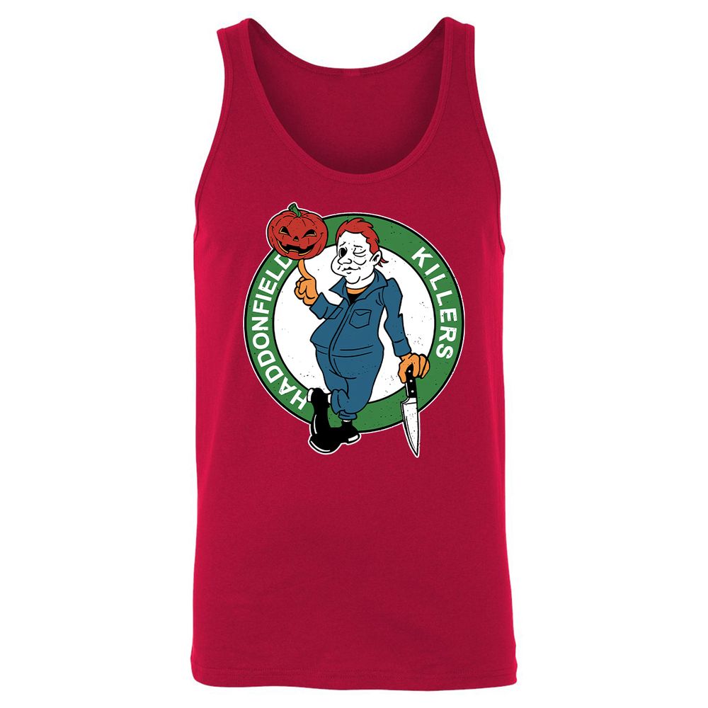 Unisex Jersey Tank - DJBWP9G3 - Red - 11