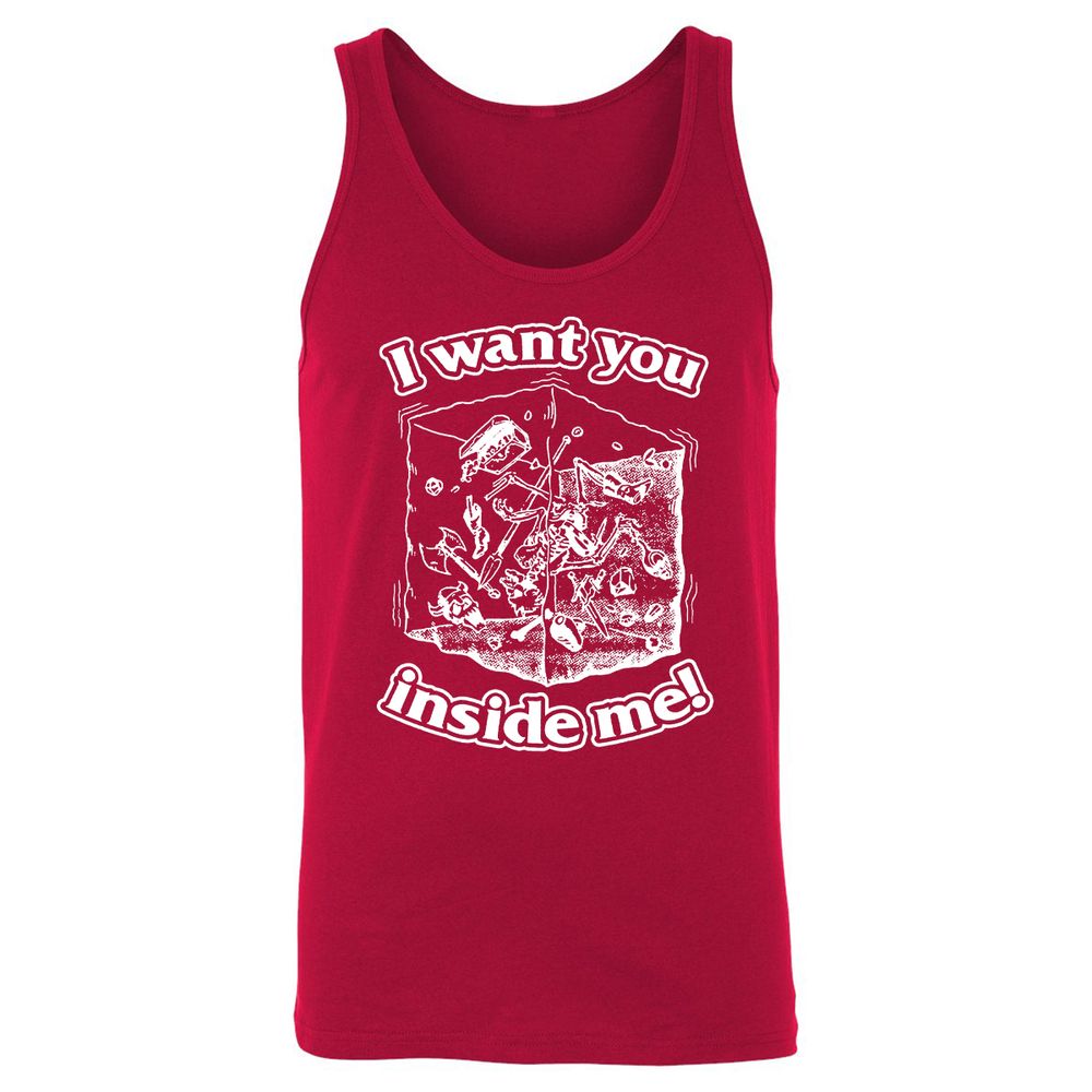 Unisex Jersey Tank - 1MZCHX7P - Red - 11