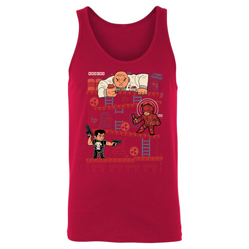 Unisex Jersey Tank - 6BEALYNF - Red - 11