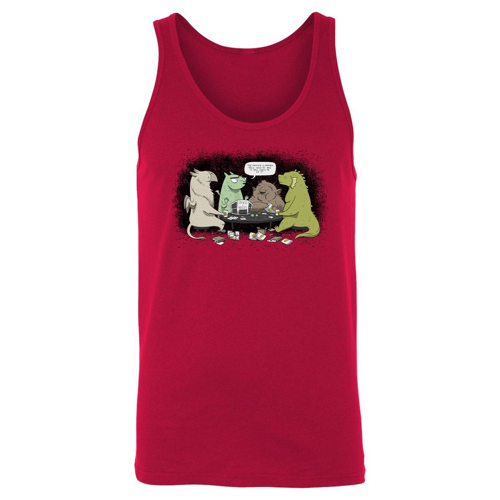 Unisex Jersey Tank - EFAJR6JM - Red - 11