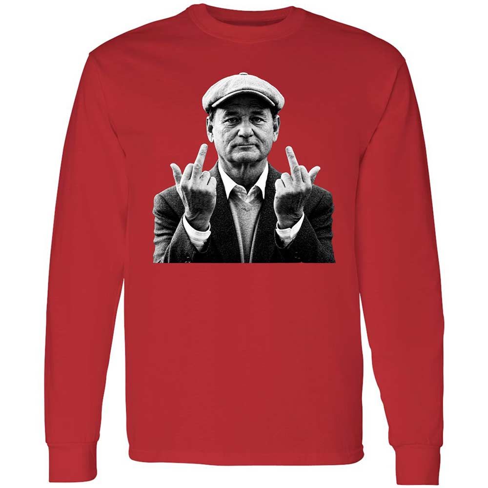 Bill Murray Middle Finger - Red - 11