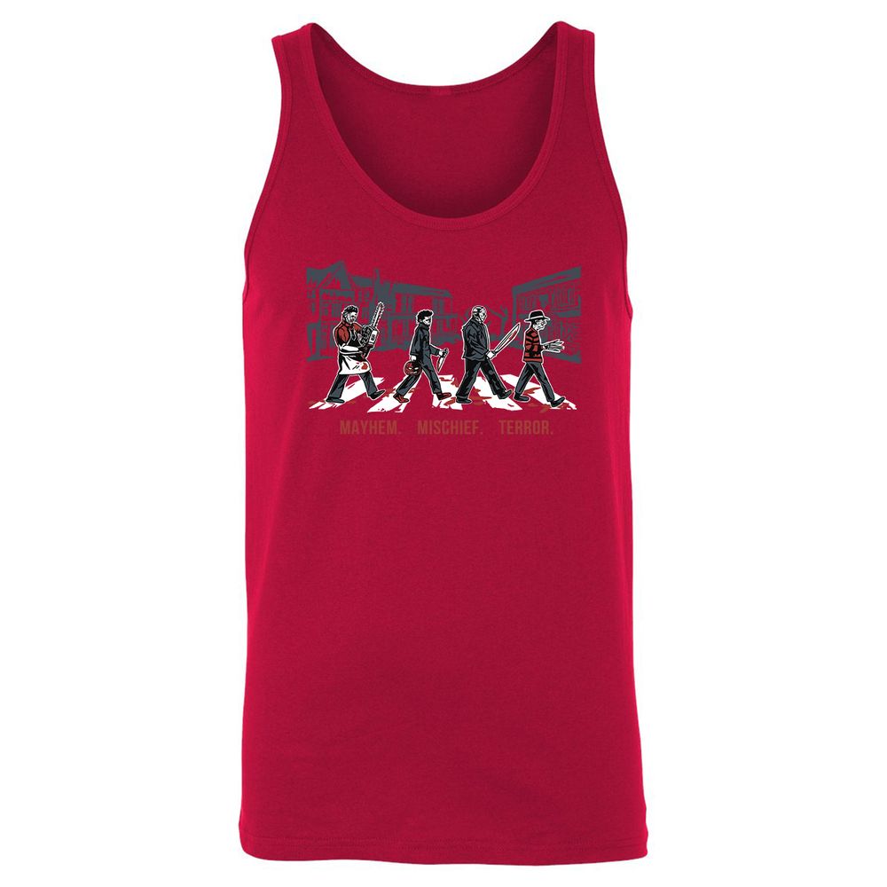 Unisex Jersey Tank - PMQZC27Z - Red - 11