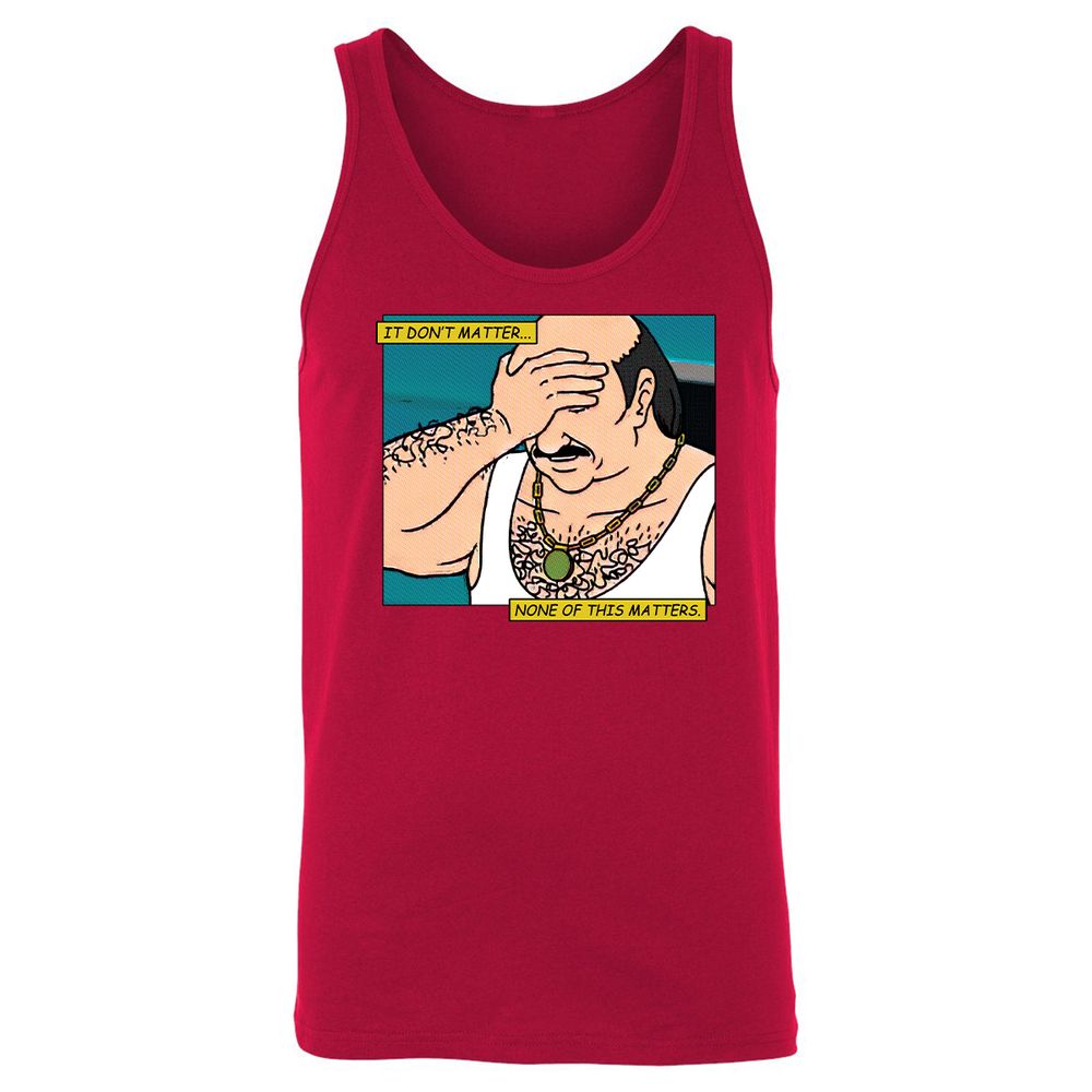 Unisex Jersey Tank - 93LKXYP7 - Red - 11