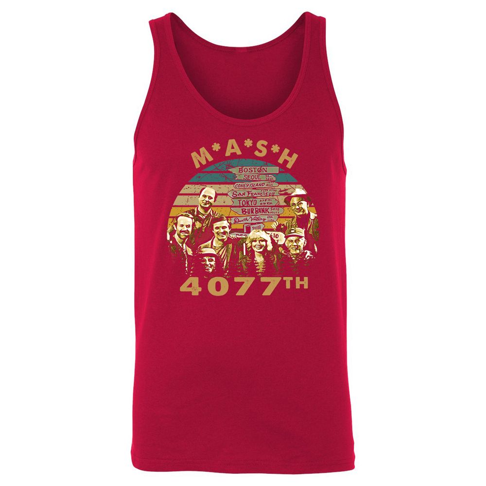 Unisex Jersey Tank - Q6SBKJZQ - Red - 11