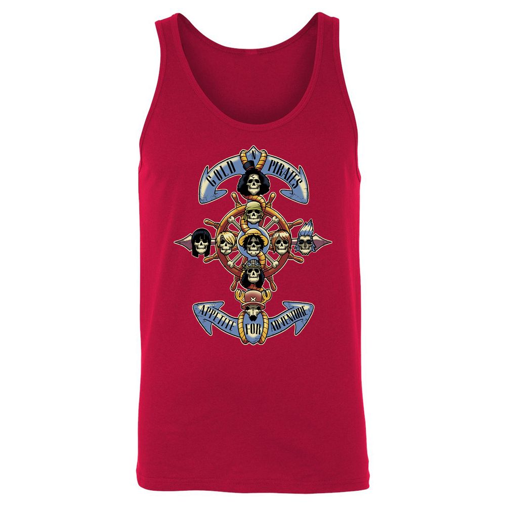 Unisex Jersey Tank - DBLR9D83 - Red - 11