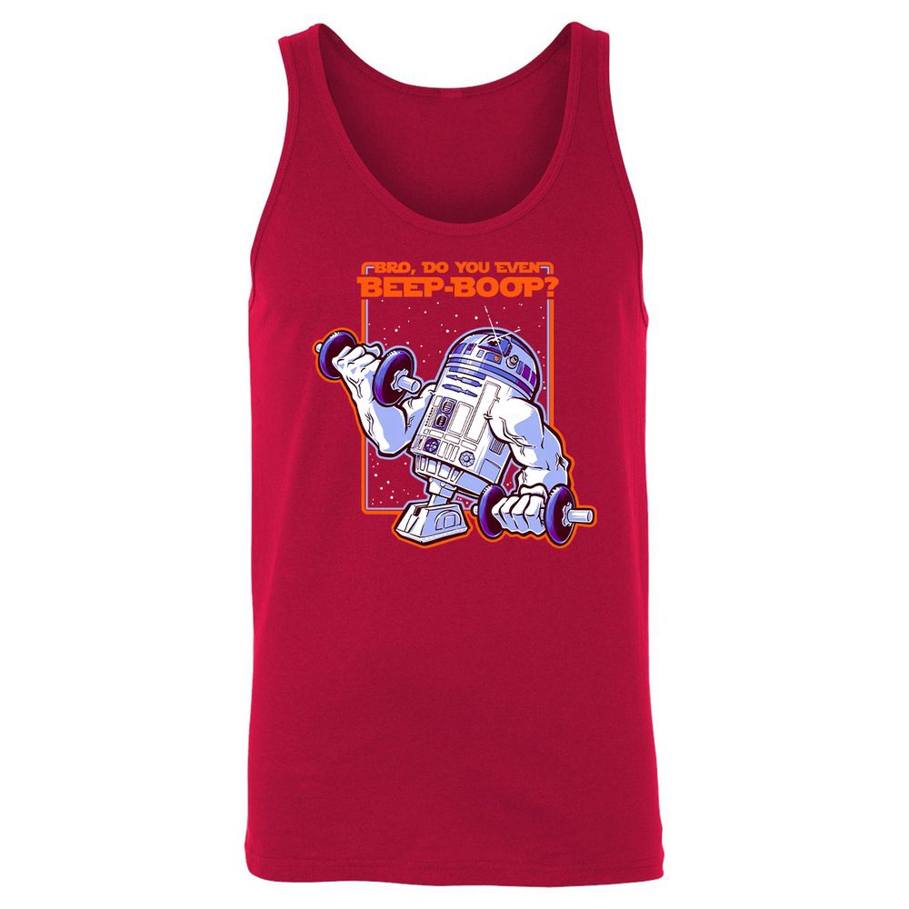 Unisex Jersey Tank - 3UFJVF72 - Red - 11