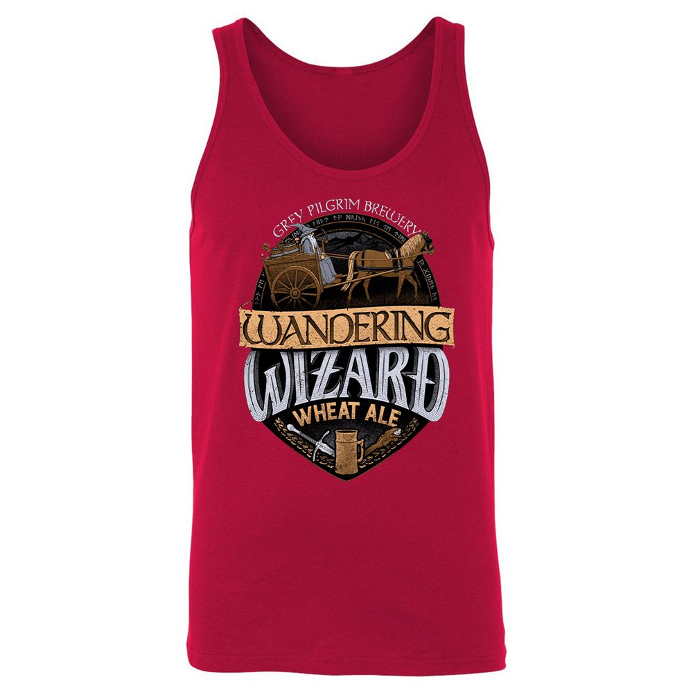 Unisex Jersey Tank - D6NGDM4H - Red - 11