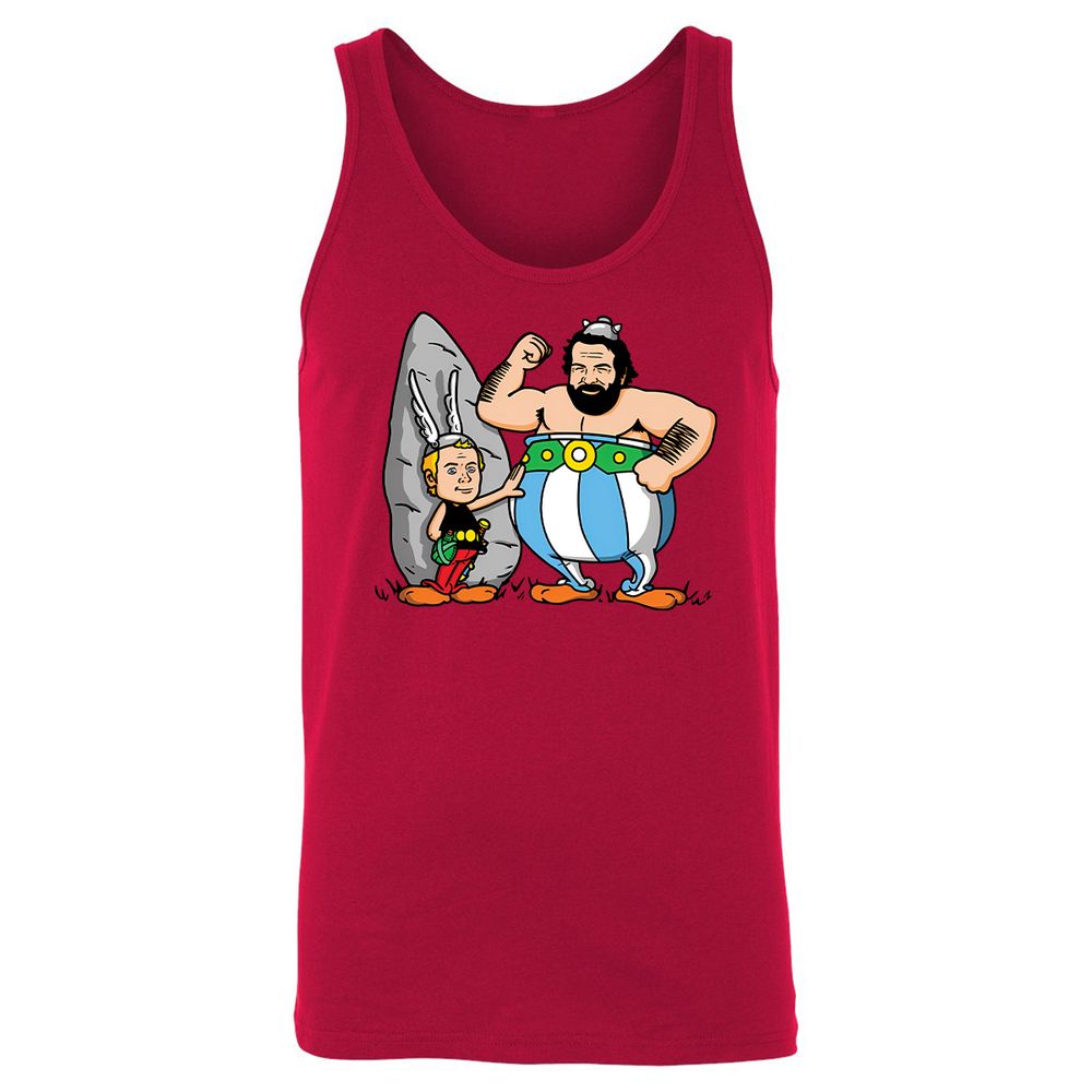 Unisex Jersey Tank - 28M3ZX8A - Red - 11