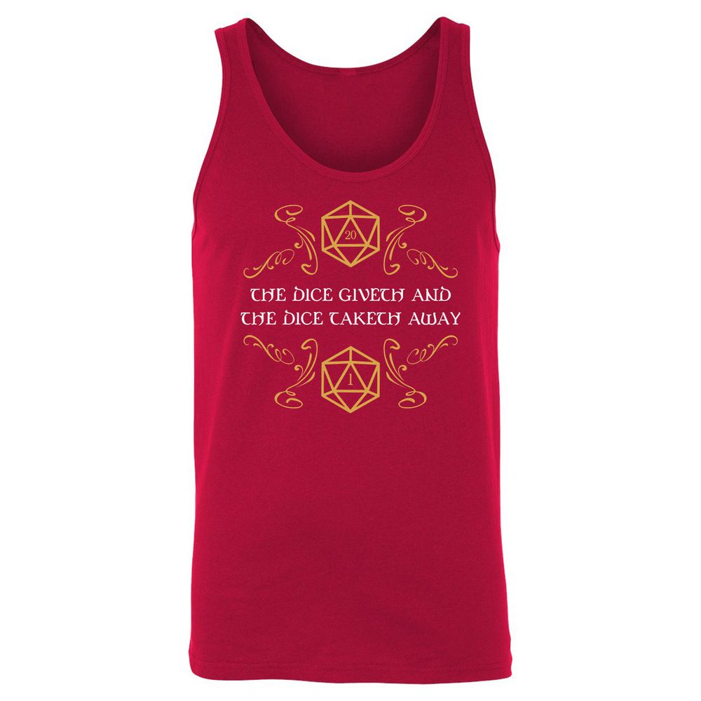 Unisex Jersey Tank - QSSN7B8R - Red - 11