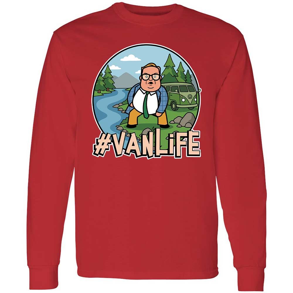 Vanlife living in a van down by the river - Red - 11