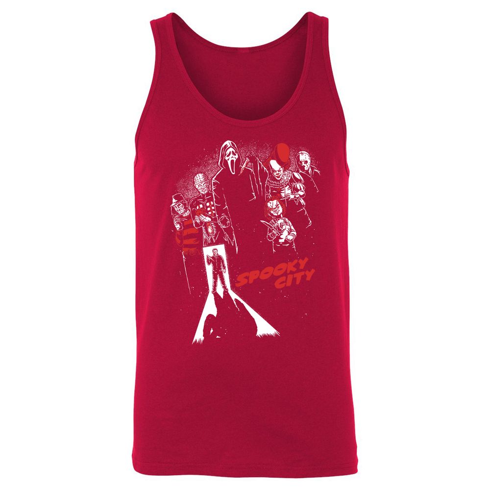Unisex Jersey Tank - D7FPC5F6 - Red - 11
