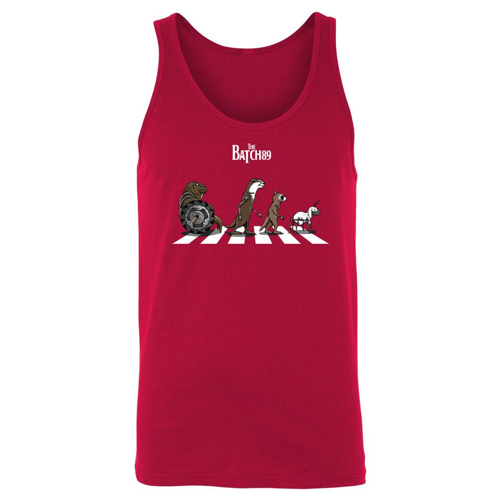 Unisex Jersey Tank - RZ4QXFDQ - Red - 11