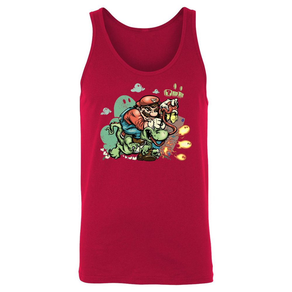Unisex Jersey Tank - XHQXTQ81 - Red - 11