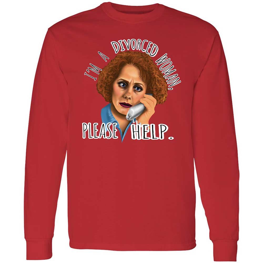 Long Sleeve T-Shirt - EYUHDL6H - Red - 11