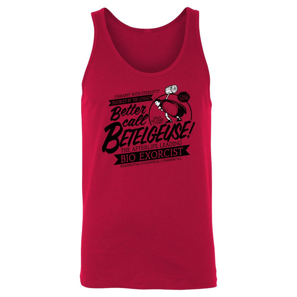 Unisex Jersey Tank - AUF78MZS - Red - 11