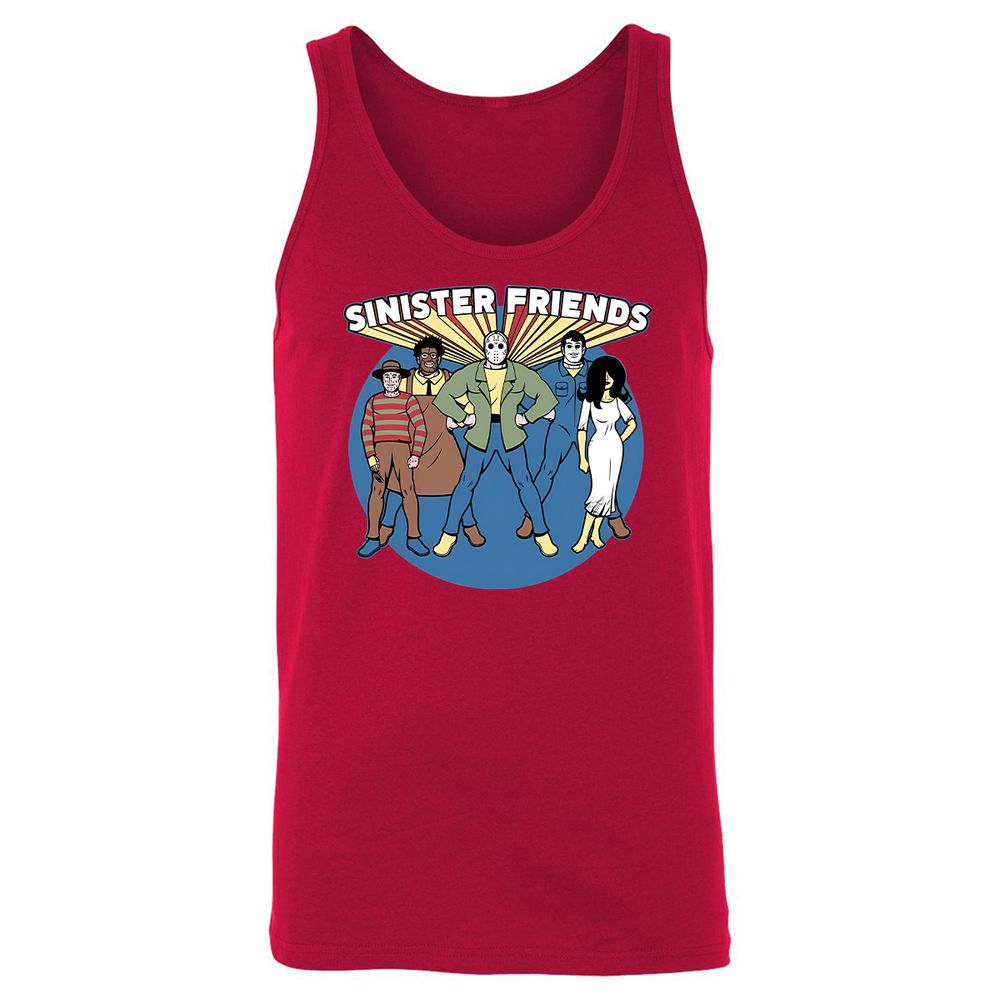 Unisex Jersey Tank - TMADYV23 - Red - 11