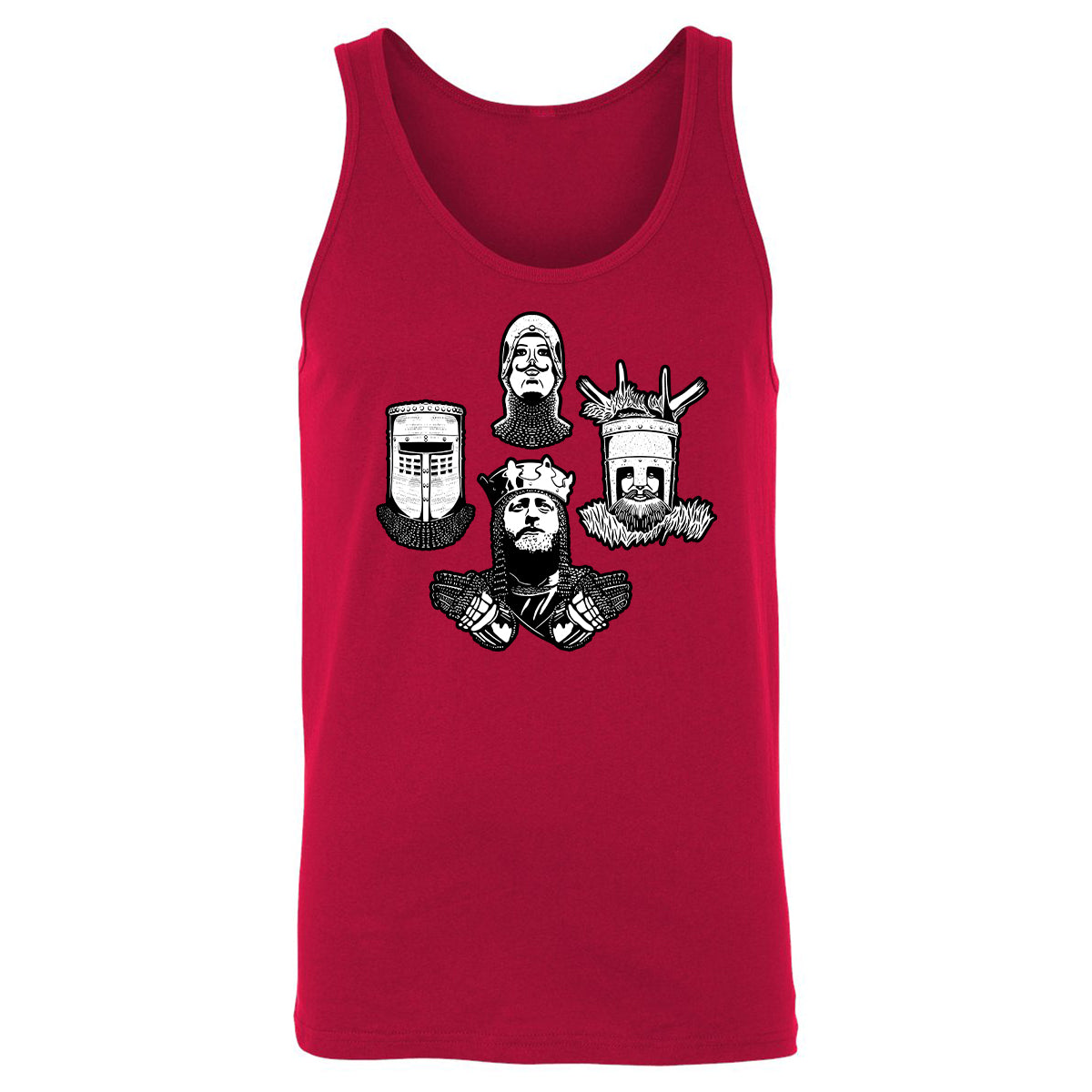 Unisex Jersey Tank - FLWDU4DK - Red - 11