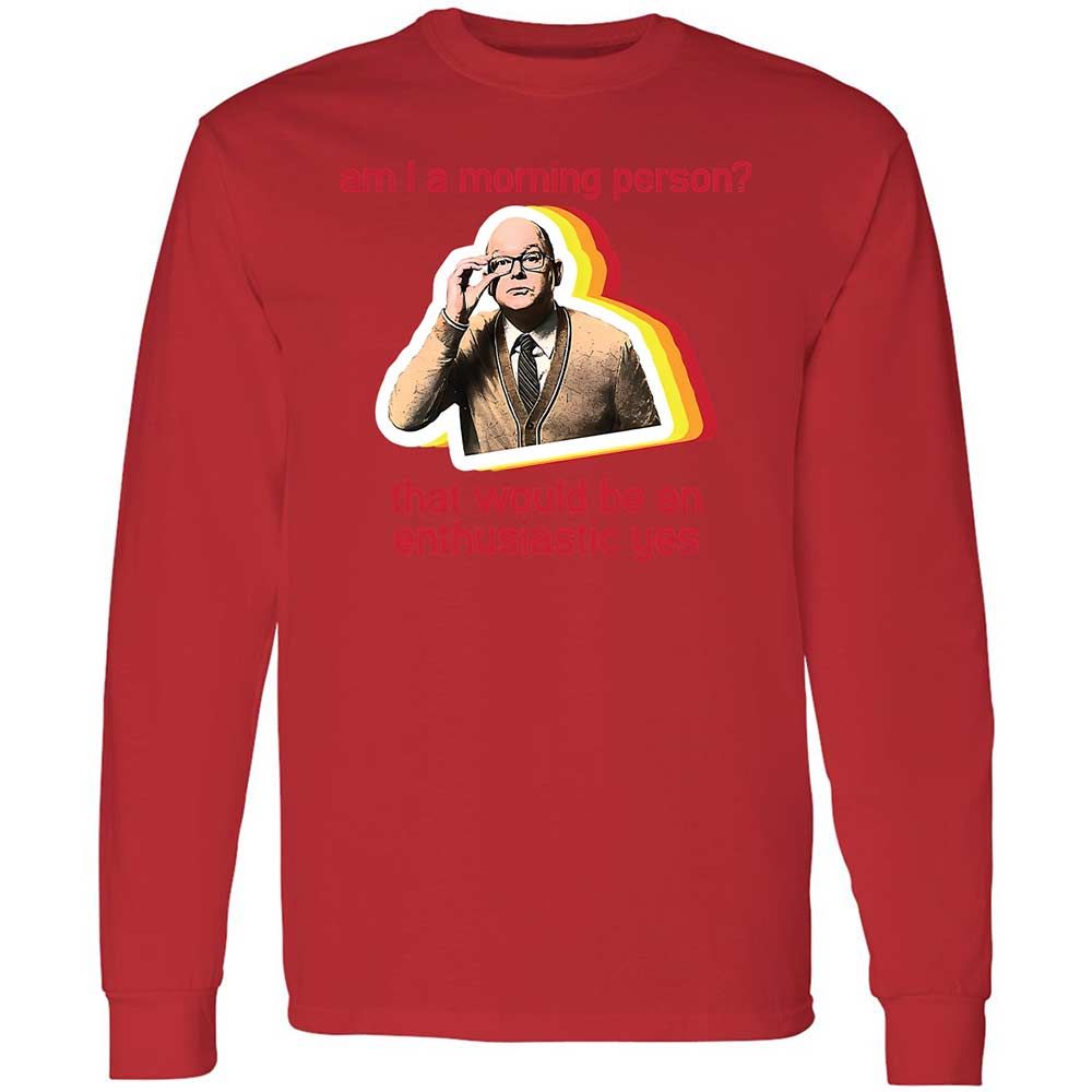 Long Sleeve T-Shirt - 5M8GVJWH - Red - 11