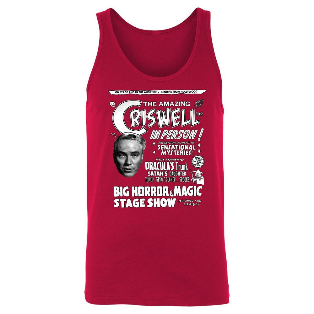 Unisex Jersey Tank - QN8FY48D - Red - 11